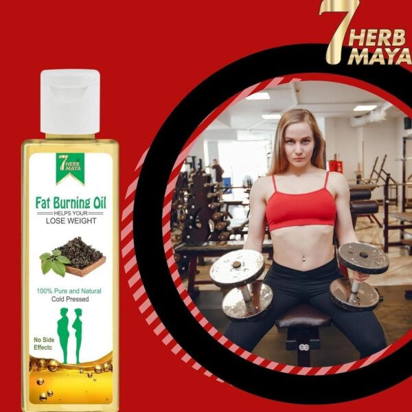 Herbmaya Fat Burning Oil, Slimming oil, Fat Burner, Anti Cellulite & Skin Toning Slim Oil (Pack of 2) - Image 2