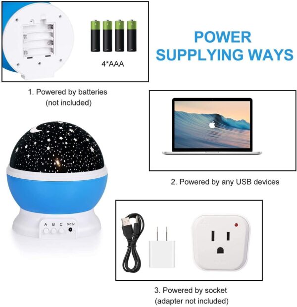 Star Moon Night Light - Image 9