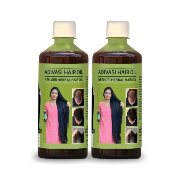 Original Adivasi Neelgiri Herbal Hair Oil – 125ml | Adivasi Ayurvedic Hair Straightening & Hair Glow Oil - Image 5