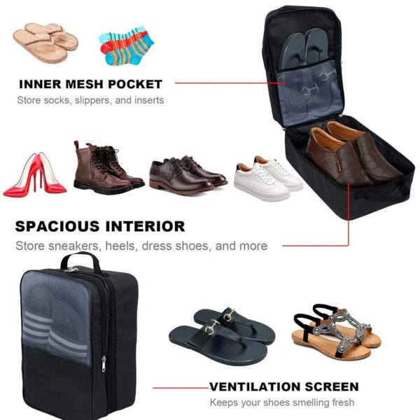 Travel Shoe Bags Multipurpose Portable Shoe Holder Storage Bag - Image 5